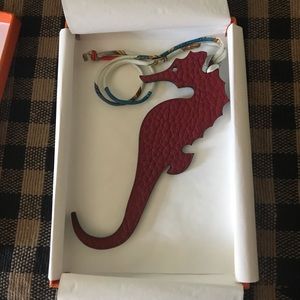Hermes Petit H Seahorse Charm EUC